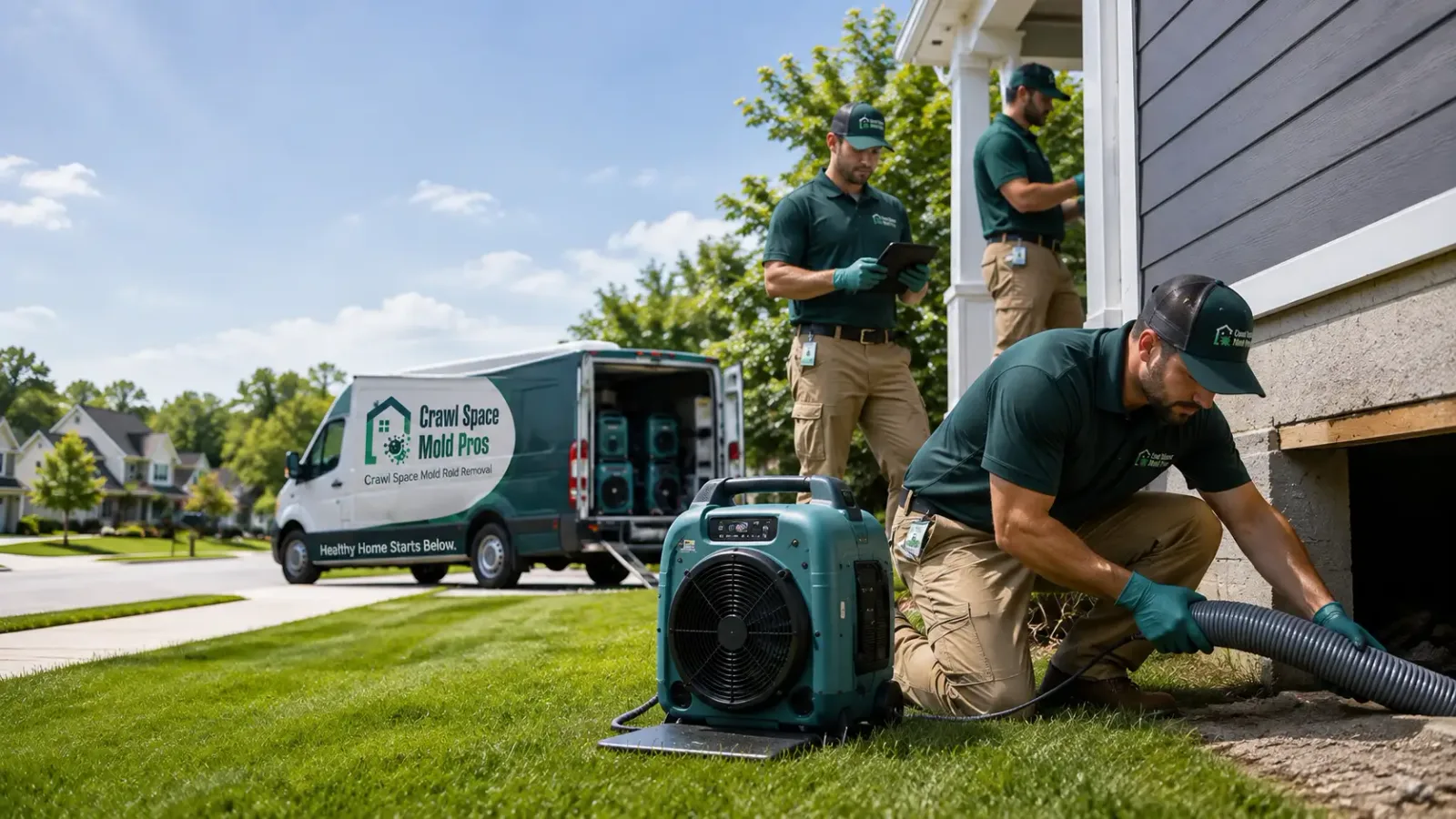 Crawl Space Mold Removal in Cleveland, NC